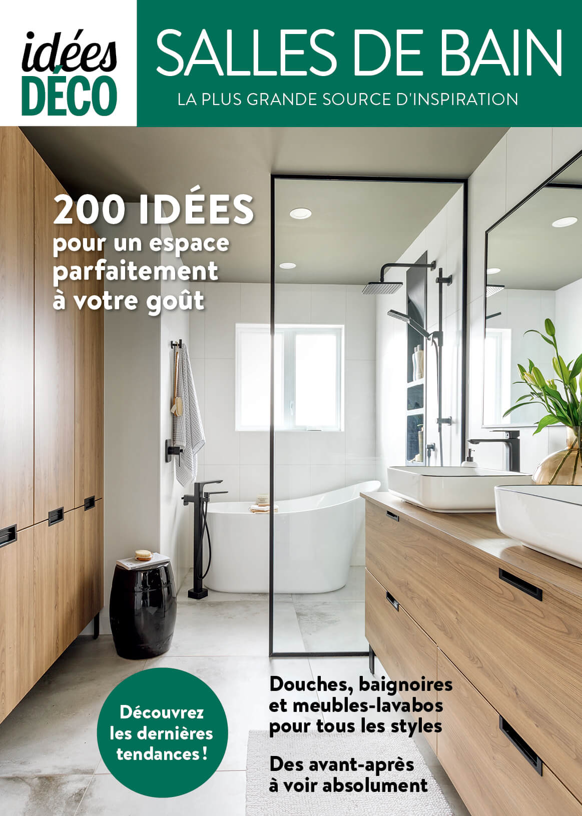 Couverture du magazine Idées Déco - Salles de bain